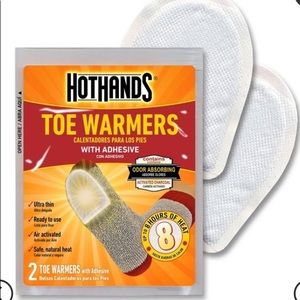 9 Packs of HotHands 2 Pair Toe Warmers